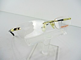 Tory Burch TY 1010 W/CASE (106) Gold / Navy 51 x 17 130 mm Eyeglass Frames - £34.42 GBP