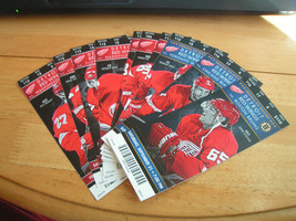 2013-14 Detroit Red Wings Full Unused Ticket Stubs $ 2.49 Each Or B/O on Lot - £1.95 GBP