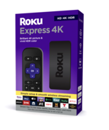 Roku Express 4K Streaming Player 4K/HD/HDR with Smooth Wi-Fi, Premium HD... - $45.12 CAD