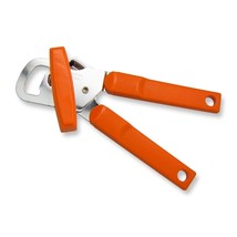Left Handed Manual Can Opener, Orange Handle - $40.99