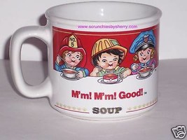 Campbells Kids Soup Mug Career Ceramic Coffee Mug Mm! Mm! Vintage Retired 1993 - £7.95 GBP