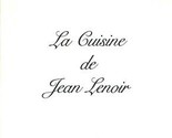 La Cuisine de Jean Lenoir Menu 1995 by the French Oenologist Jean Lenoir - £60.70 GBP