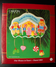 Carlton Cards Heirloom Christmas Ornament 2001 Our House To Yours Origin... - $8.99