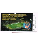 1998 Independence Bowl Game Ticket Stub Ole Miss Texas Tech - £190.72 GBP