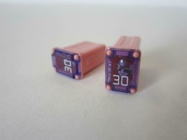 Buy 1 Get 1 Free 30 Amp Pink Little Fuse Littelfuse Low Profile FMX 25A1... - $8.91