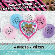 Party Pop Surprise Balloon Kit - 6 Premium Assorted Color Latex Decorations for - £19.85 GBP