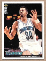 1995-96 Collector&#39;s Choice #26 Dell Curry Charlotte Hornets - £1.39 GBP