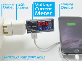 Usb Charger Current Voltage Charging Detector Battery Tester Volt Meter ... - $19.94