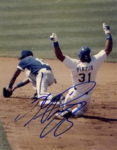 MIKE PIAZZA AUTOGRAPHED Hand SIGNED L.A. DODGERS 8x10 PHOTO w/COA Rare P... - £86.40 GBP