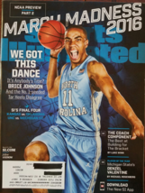 Brice Johnson, Denzel Valentine Sports Illustrated March 2016 - $5.95