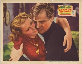 BANJO ON MY KNEE (1936) Barbara Stanwyck &amp; Joel McCrea Embrace in Close Shot - £137.61 GBP