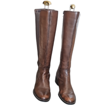 Born Womens Boots Brown Round Toe Size 6 Medium Pre-Loved Leather Upper B51406 image 3