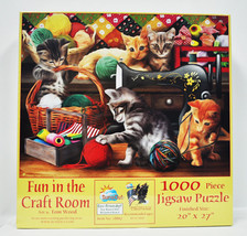 Fun In The Craft Room Jigsaw Puzzle 1000pc - £8.72 GBP