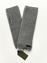 ALLSAINTS Half Cardigan Stitch Knit Arm Warmers Grey Marl - £93.39 GBP