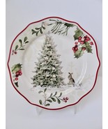 Heritage Collection Rabbit Tree Winter Forest Salad Plate Better Homes &amp;... - £12.57 GBP