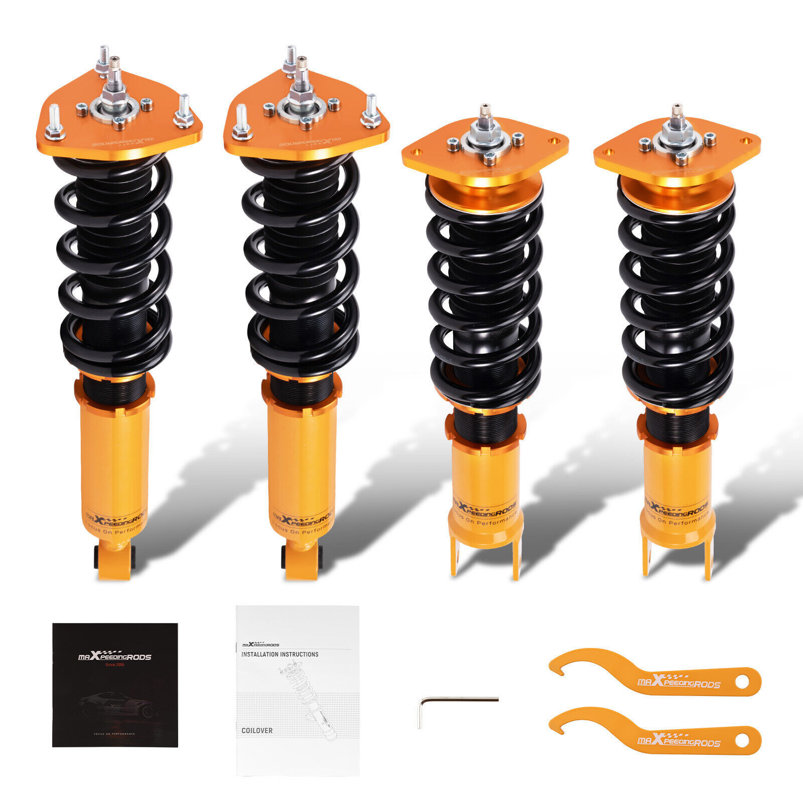 Coilover 24 Click Damper Shock Lowering Kit for Infiniti G37 RWD 08-13 Q60 13-15