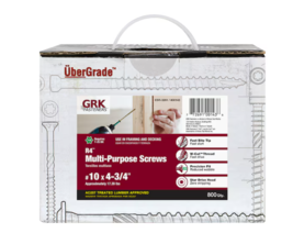 GRK #10 x 4-3/4-in Polymer Exterior Wood Screws (800-Per Box) - $135.00