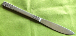 Customcraft Dinner Knife CUS 3 Pattern Stainless Taiwan Fleur De Lis VG*... - $5.93