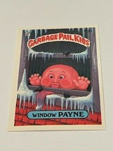 Garbage Pail Kids vtg Sticker Card 1987 Topps Series 9 Window Payne 372b tongue - £13.37 GBP