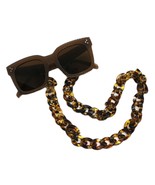 Lunettes de Soleil Cou Sangle Épais Acrylique Chaîne Lunettes Support Co... - $16.10 CAD