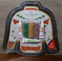 Ugly Sweater Cookie Pan Kit Sealed 12x12 Non Stick Froating Spirinkles C... - $18.51