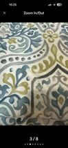 Pottery Barn  Jessie Scroll 1 F/Q Duvet/2 Euro Sham Blue/White Pre Owned - $111.41