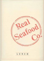 Real Seafood Co. Menu Portside Festival Marketplace N Summit Toledo Ohio 1989 - £30.07 GBP