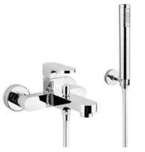 NEWFORM X-LIGHT64040 Tub Faucet Hand Shower Wall Mount Tub Filler Bathtu... - $339.43 CAD