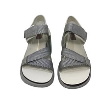 BZees Womens Jive Fabric Open Toe Casual Slingback Sandals Size 8.5 - $58.05