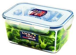 Lock&amp;Lock 61-Fluid Ounce Rectangular Nestable Style with Hook, 7-1/2-Cup - £17.49 GBP