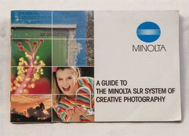 Vintage Minolta Guida To The SLR Sistema Di Creative Fotografia - $28.69