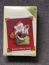 Hallmark Ornament Santas Magic Sack Keepsake Clips To Light African American Iob - £7.06 GBP