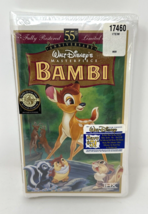 Bambi VHS 55th Anniversary Brand New Sealed Fully Restored Limited Edition - £93.78 GBP