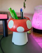 Mushroom Pencil Holder for Desk Cute Pen Holder Decoration 3.5&quot;D x 3.5&quot;W... - $17.82