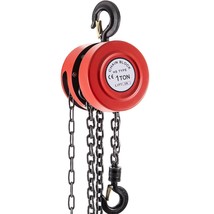 VEVOR Hand Chain Hoist, 2200 lbs /1 Ton Capacity Chain Block, 7ft/2m Lift Manual - £72.42 GBP