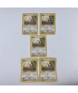 Pokémon Card - Rattata - Base Set (Shadowless) 61/102  - 5 cards - $14.03