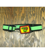Vintage child&#39;s size teenage ninja turtles adjustable belt plastic buckle - $19.75