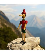 Vtg XL 23” Wooden PINOCCHIO Bendable Wood Giocattoli Galettti Made In Italy - $1,611.50 MXN