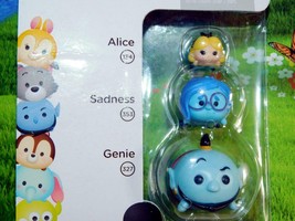 Disney Tsum Tsum Pack Alice #134 Sadness #353 Genie #327 Series 3 Brand New - £4.75 GBP