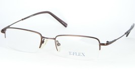 T-FLEX #35 BROWN EYEGLASSES GLASSES METAL FRAME T-FLEX-35 52-18-145mm &quot;R... - $19.45 CAD