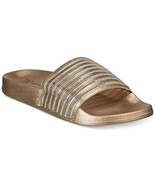 $30 INC International Concepts INC Metallic Mesh Stripe Slides Size XL - $11.62 CAD
