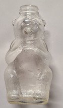 VTG 1950&#39;s Snow Crest Beverages Bear Glass Bottle Bank - Salem, Mass - No Cap - £8.44 GBP