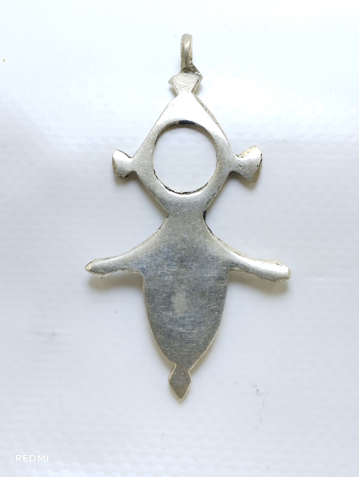Tuareg Cross Pendant – Handmade Silver Tribal Berber Amulet from Morocco Item image 2