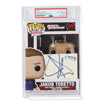 John Cena Signed Cut with &quot;Fast &amp; Furious&quot; #1079 Jakob Toretto Funko Pop! Vinyl - £240.42 GBP