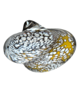 Vintage FM Konstglass Ronneby Sweden Art Glass Paperweight Nautilus Shel... - $102.57 CAD