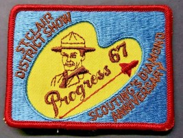 1967 B.S.A - Boy Scout of America Patch Scouting&#39;s Diamond St. Clair Dist PB11 - £13.54 GBP