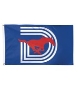 SMU Mustangs 90cmx150cm/3x5FT Single-Sided Deluxe Primary Team Logo Flag - $380.13 MXN
