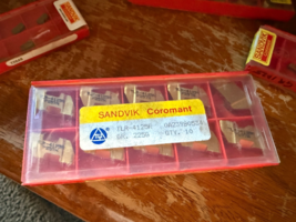 NEW Pack of 10 Sandvik Carbide Threading Insert Top-Lok # TLR-4125R 225G... - $94.99