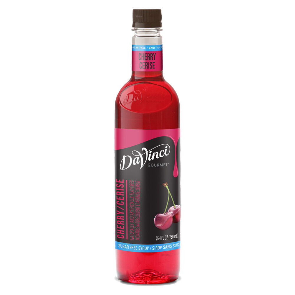 Primary image for DaVinci Gourmet Sugar Free Cherry Syrup  750 mL  25.4 FL OZ