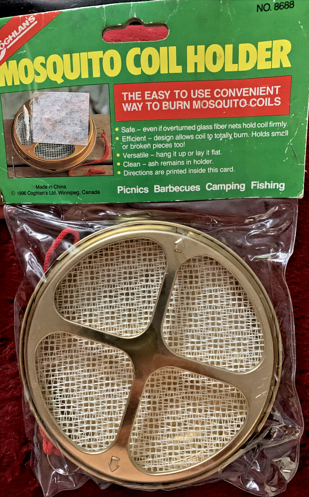 Coghlan&#39;s Mosquito Glass Fiber Mesh Coil Holder - $8.79
